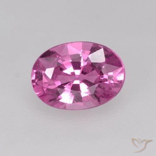 0.69ct Natürlicher Mittelviolett Saphir, Oval, VVS-VS