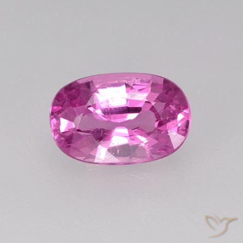 0.78ct Natürlicher Helles Rosa-Lila Saphir, Oval, VVS-VS