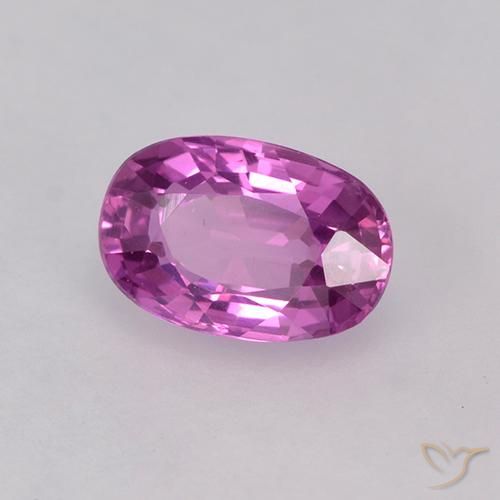 9,17 ctw natürlicher Helles Magenta Saphir, Oval, VVS