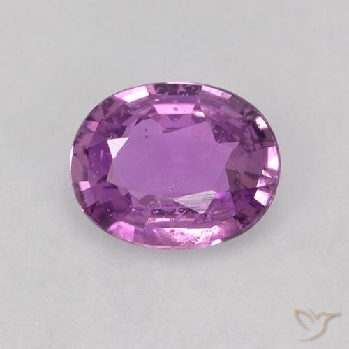 0.83ct Natürlicher Elektrisches Lila Saphir, Oval, VS