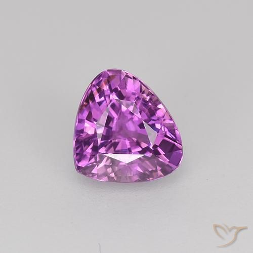 0.89ct Natürlicher violett-lila Saphir, Birnenform, VVS-VS