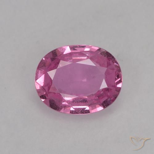 0.73ct Natürlicher Mittelrosa Saphir, Oval, VVS-VS