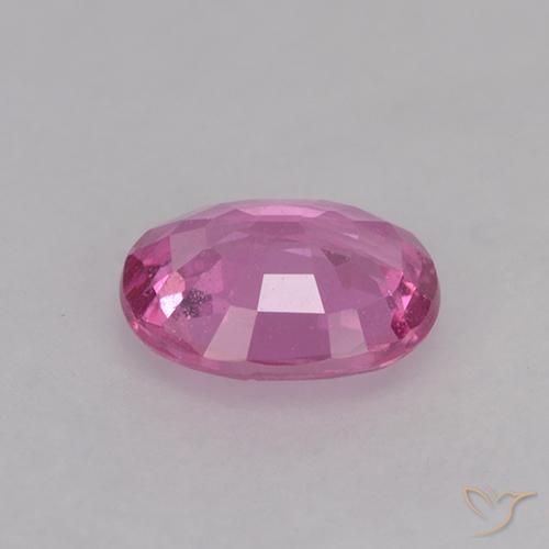 9,17 ctw natürlicher Mittelrosa Saphir, Oval, VVS-VS
