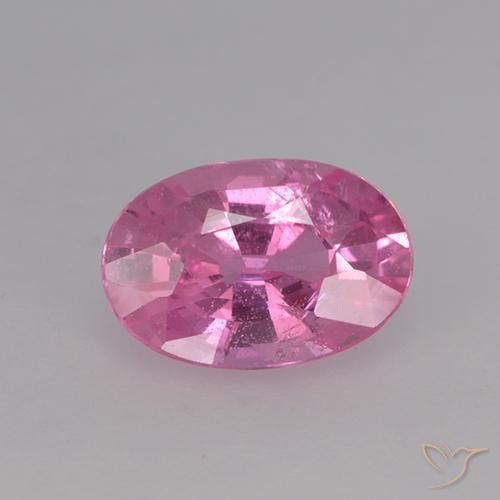 0.68ct Natürlicher Intensives Rosa Saphir, Oval, VVS-VS