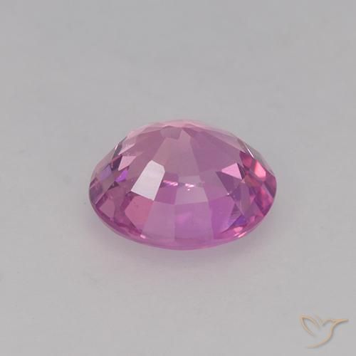 9,17 ctw natürlicher Mittelrosa Saphir, Oval, VVS-VS