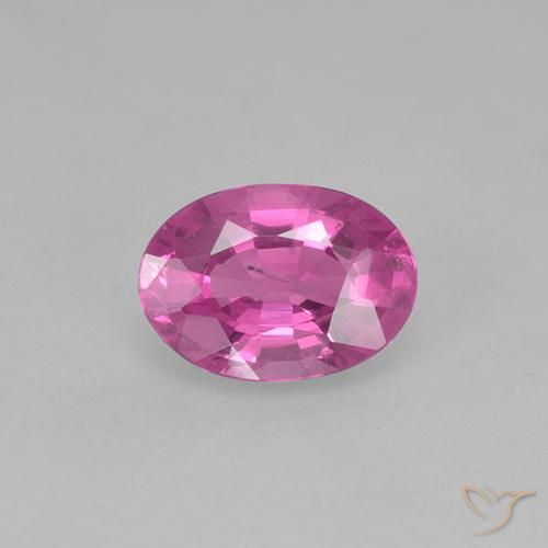 0.48ct Natürlicher Mittelrosa Saphir, Oval, VS