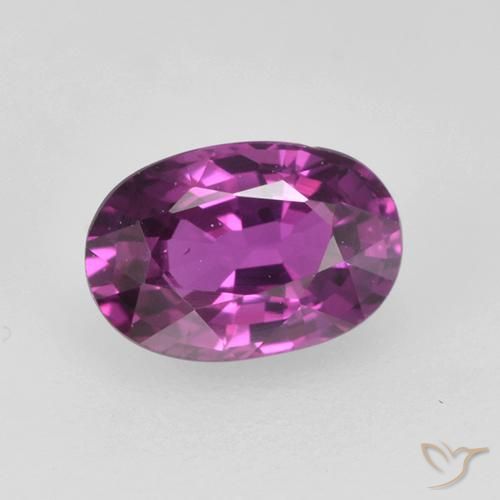 0.73ct Natürlicher Elektrisches Magenta Saphir, Oval, VS