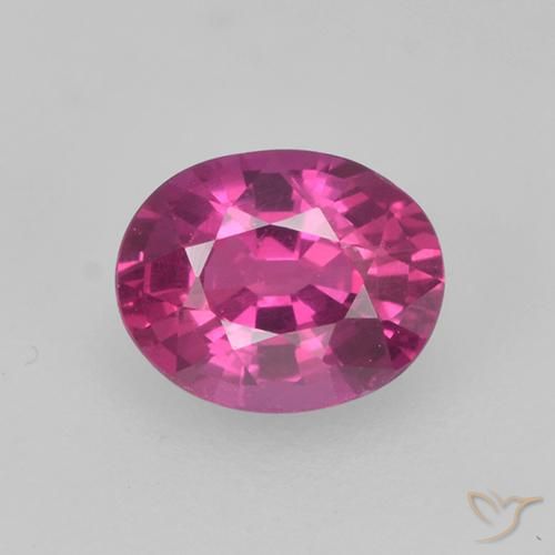 0.47ct Natürlicher Mittelviolett Saphir, Oval, VS