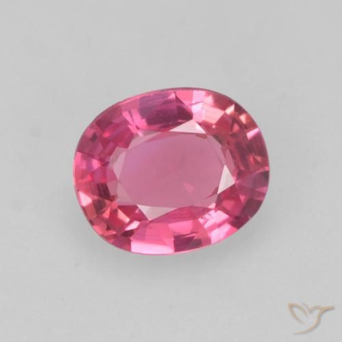 0.42ct Natürlicher Magentarosa Saphir, Oval, VS