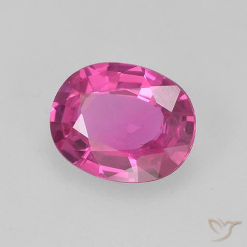 9,17 ctw natürlicher Tiefes Magenta Saphir, Oval, VS
