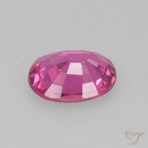 9,17 ctw natürlicher Tiefes Magenta Saphir, Oval, VS