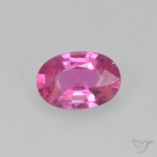 0.40ct Natürlicher Intensives Rosa Saphir, Oval, VS
