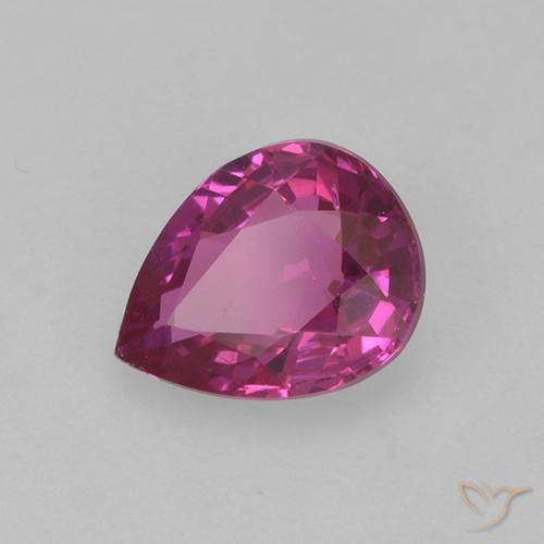 9,17 ctw natürlicher Magenta Saphir, Birnenform, VS