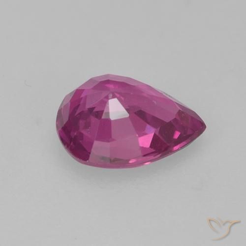 9,17 ctw natürlicher Magenta Saphir, Birnenform, VS