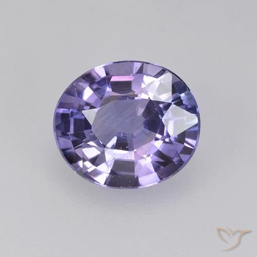 0.76ct Natürlicher Aubergine Veilchen Saphir, Oval, VS
