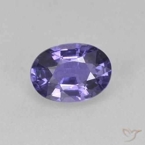 0.76ct Natürlicher tiefviolett Saphir, Oval, VS
