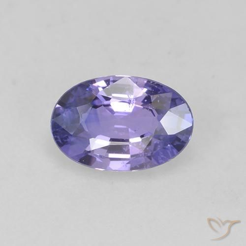 0.62ct Natürlicher Mittelhelles Violett Saphir, Oval, VS