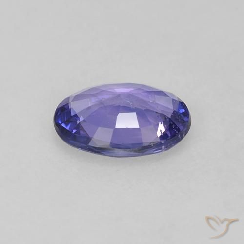9,17 ctw natürlicher violett-blau Saphir, Oval, VS