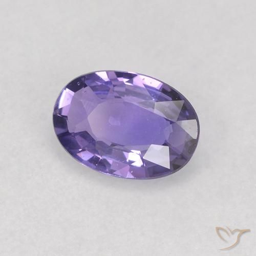 9,17 ctw natürlicher tiefviolett Saphir, Oval, VVS-VS