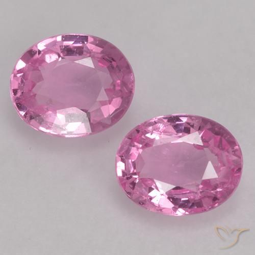 0.78ctw Natürlicher Sehr helles Royal Purple Pink Saphir, Oval, VVS-VS