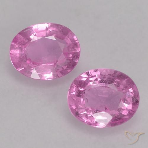 0.72ctw Natürlicher Mittelviolett Saphir, Oval, VS