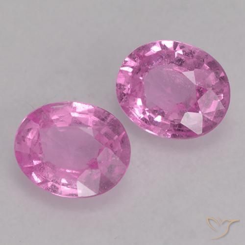 0.72 ct natürliche Mittelviolett Saphir-Edelsteine, Oval, VS