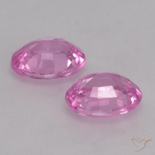 0.72 ct natürliche Mittelviolett Saphir-Edelsteine, Oval, VS