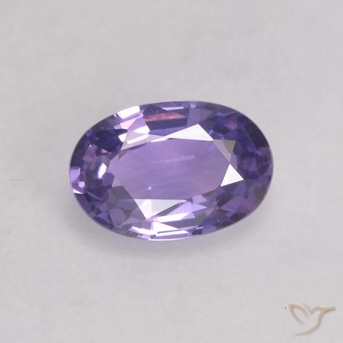0.53ct Natürlicher Mittelviolett Saphir, Oval, VS