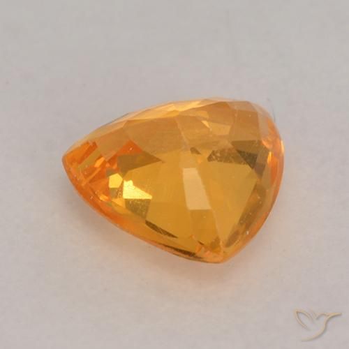 9,17 ctw natürlicher Golden Saphir, Trillion, VS