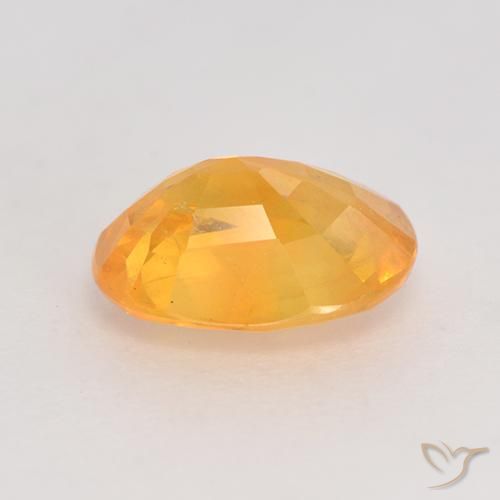 9,17 ctw natürlicher Mittelorange Saphir, Oval, VS-SI