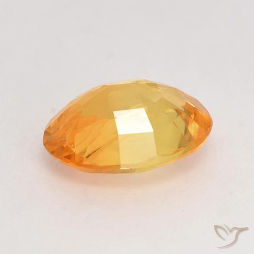 9,17 ctw natürlicher Mittelorange Saphir, Oval, VS-SI