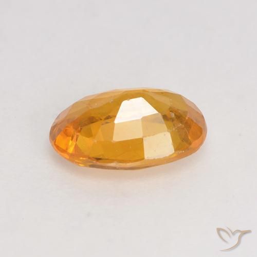 9,17 ctw natürlicher Mittelorange Saphir, Oval, VS-SI