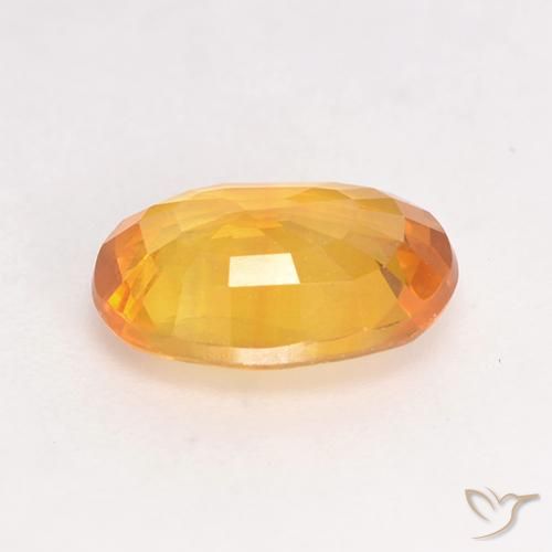 9,17 ctw natürlicher Mittelorange Saphir, Oval, VS