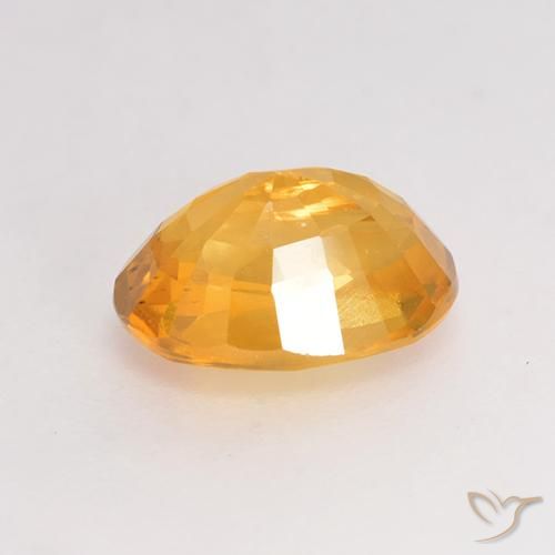 9,17 ctw natürlicher Mittelorange Saphir, Oval, VS