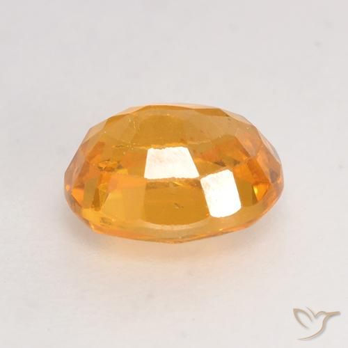9,17 ctw natürlicher Mittelorange Saphir, Oval, VS-SI