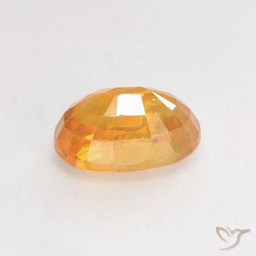 9,17 ctw natürlicher Mittelorange Saphir, Oval, VS-SI