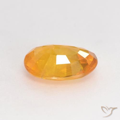 9,17 ctw natürlicher Mittelorange Saphir, Oval, VS