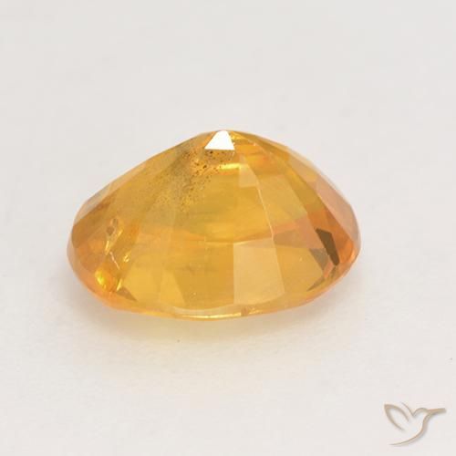 9,17 ctw natürlicher Mittelorange Saphir, Oval, VS-SI