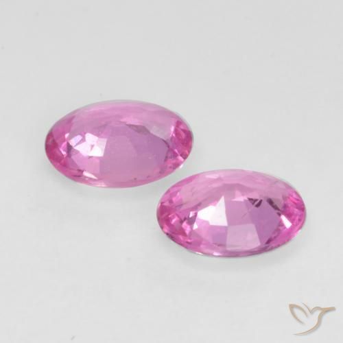 0.74 ct natürliche Mittelviolett Saphir-Edelsteine, Oval, VS