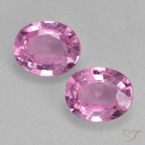 0.77ctw Natürlicher Mittelrosa Saphir, Oval, VS