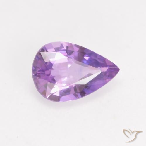 9,17 ctw natürlicher Iris Violett Saphir, Birnenform, VVS-VS