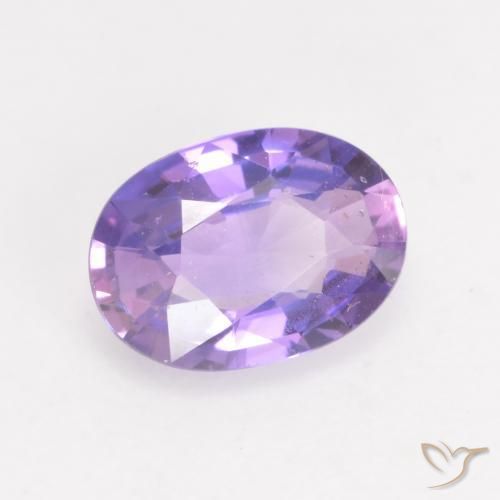 9,17 ctw natürlicher Hellrosa Violett Saphir, Oval, VVS-VS