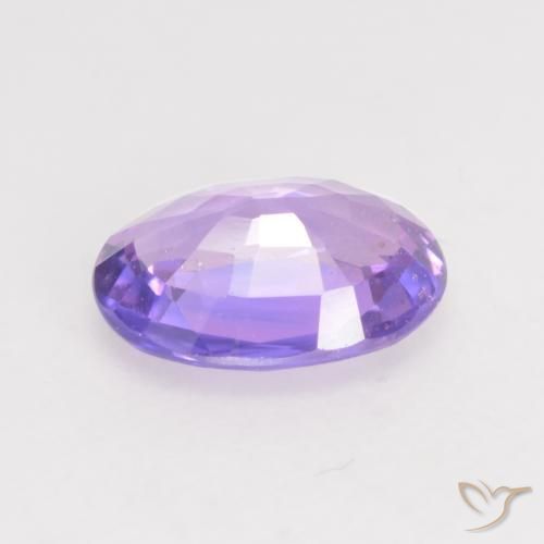 9,17 ctw natürlicher Hellrosa Violett Saphir, Oval, VVS-VS