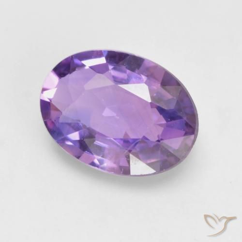 9,17 ctw natürlicher Mittelrosa Violett Saphir, Oval, VVS-VS