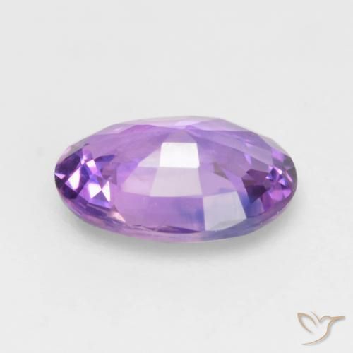 9,17 ctw natürlicher Mittelrosa Violett Saphir, Oval, VVS-VS
