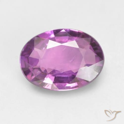 0.55ct Natürlicher Elektrisches Lila Saphir, Oval, VVS-VS