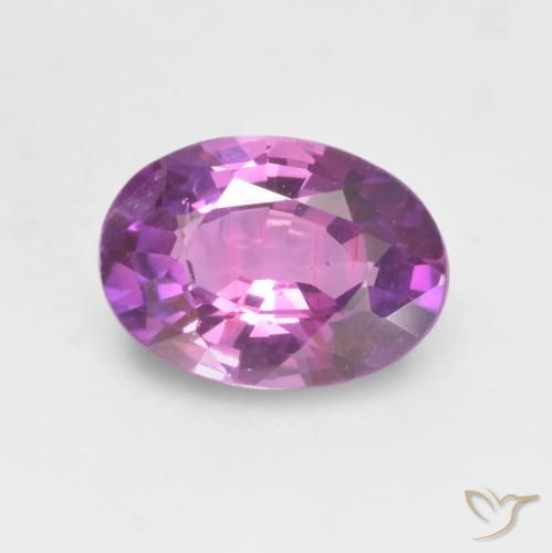 0.65ct Natürlicher Intensives Lila Saphir, Oval, VVS-VS