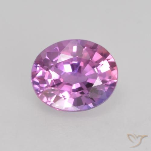 0.73ct Natürlicher Rosaig-lila Saphir, Oval, VVS-VS