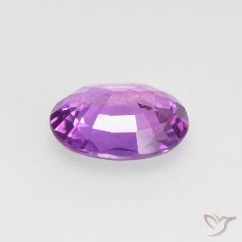 9,17 ctw natürlicher Mittelviolett Saphir, Oval, VS