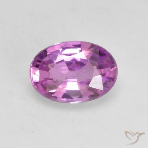 0.61ct Natürlicher Intensives Pink-Lila Saphir, Oval, VVS-VS